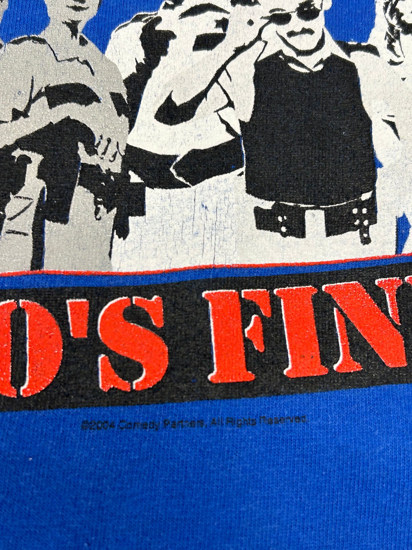 Vintage 2004 Reno 911! Reno’s Finest Comedy Central TV Show Promo Tee Large 21.75x28.5 Inches
