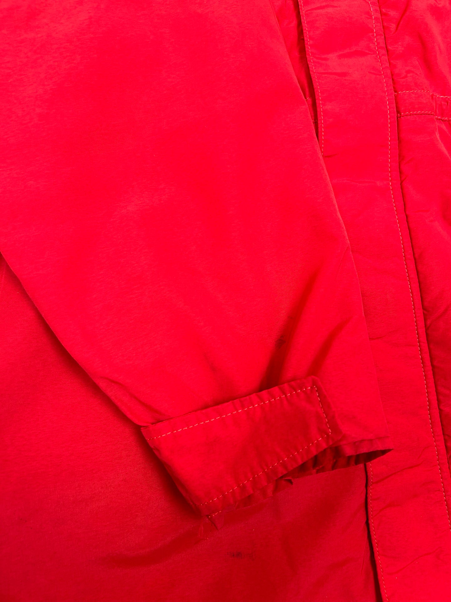 Vintage Chalk-Line MLB This Week In Baseball Zip Long Trench Style Jacket Size Tagged Large 26.5x36.5 Inches As Is Has Wear