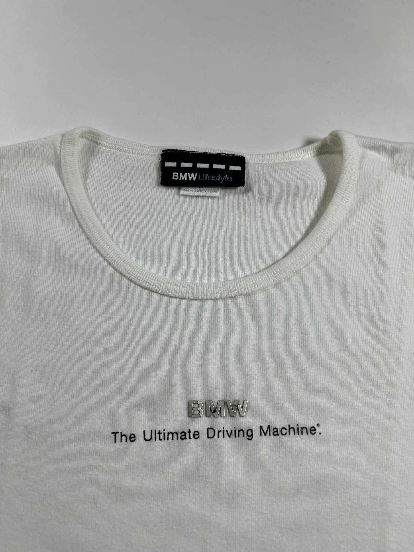 Vintage BMW The Ultimate Driving Machine Car Tee Made In USA Women’s Medium 15.75x24 Inches