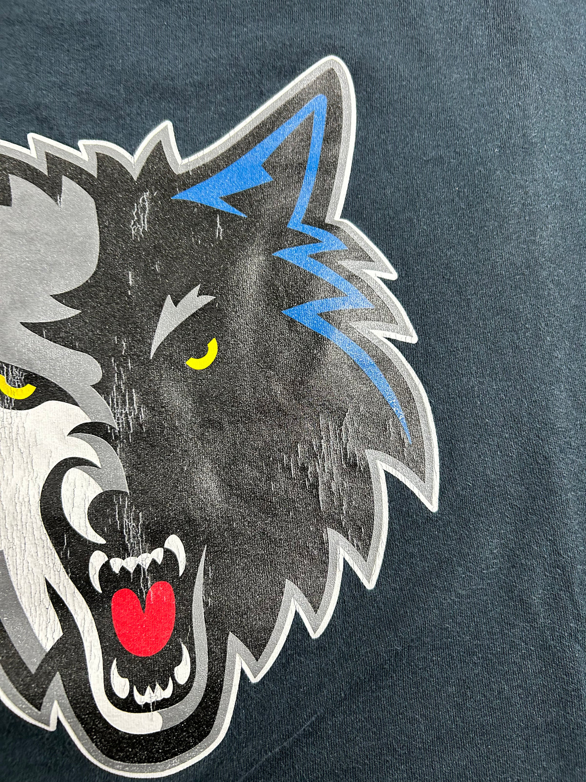 Vintage 2000s Minnesota Timberwolves NBA Tee XL 24.25x29 Inches As Is