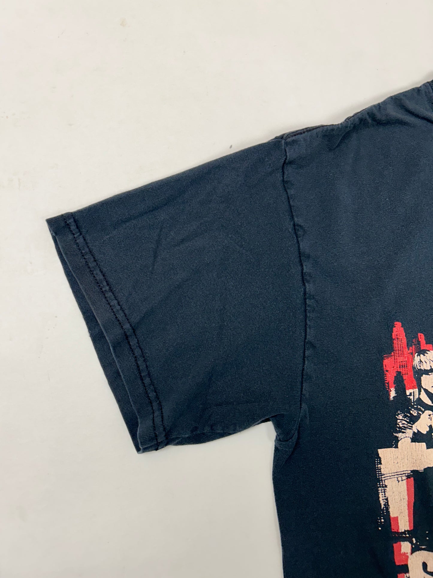 Vintage 2005 Simple Plan US Tour Music Band Tee Medium 19.25x26 Inches Faded Black