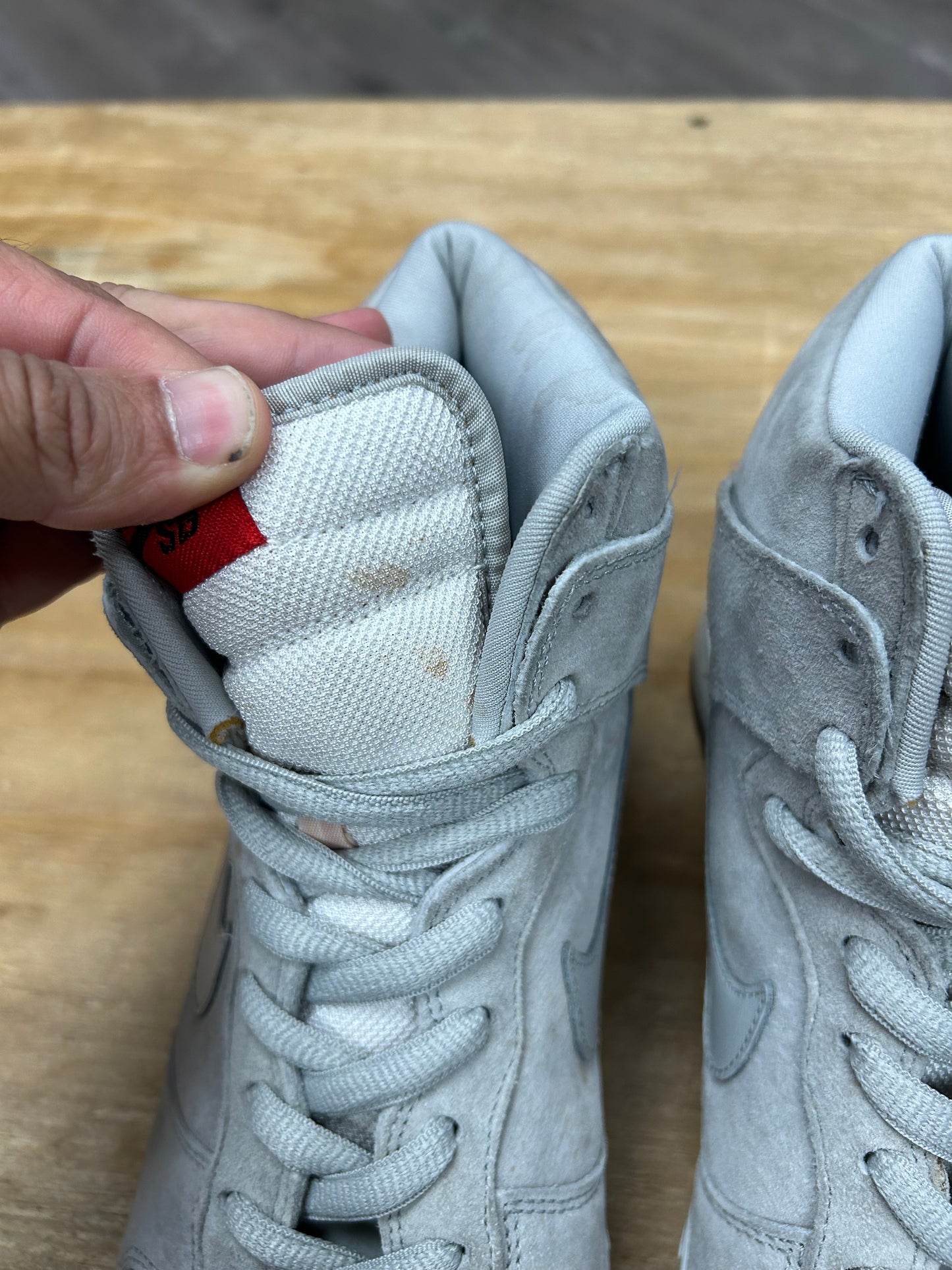 2007 Nike SB Dunk High Pee Wee Herman Size 10 Used As Is No Box