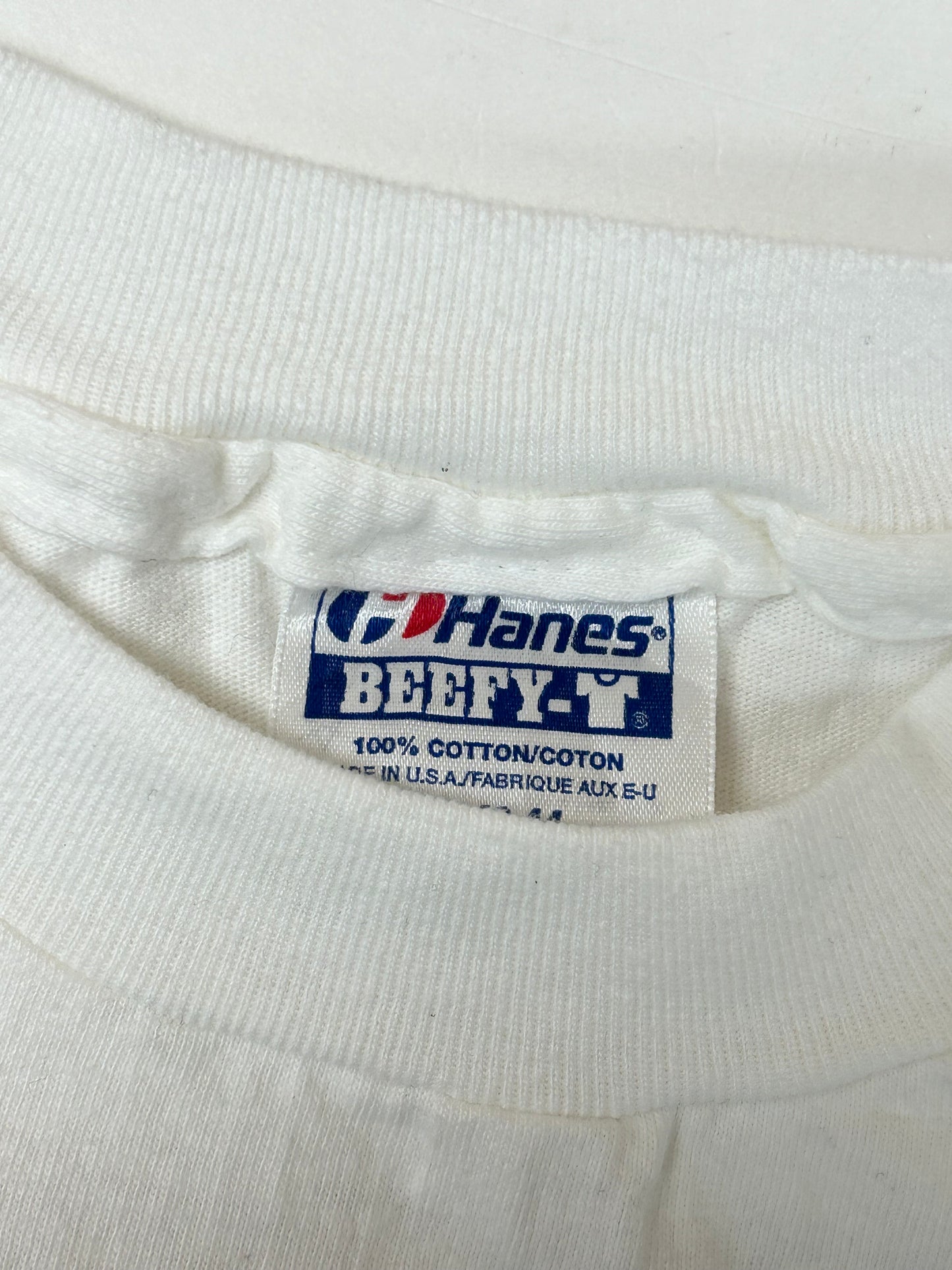 Vintage 1991 Operation Desert Storm Gulf War Victory We Are The Thunder We Are The Lightning Tee 20.5x29 Inches M/L Fit White