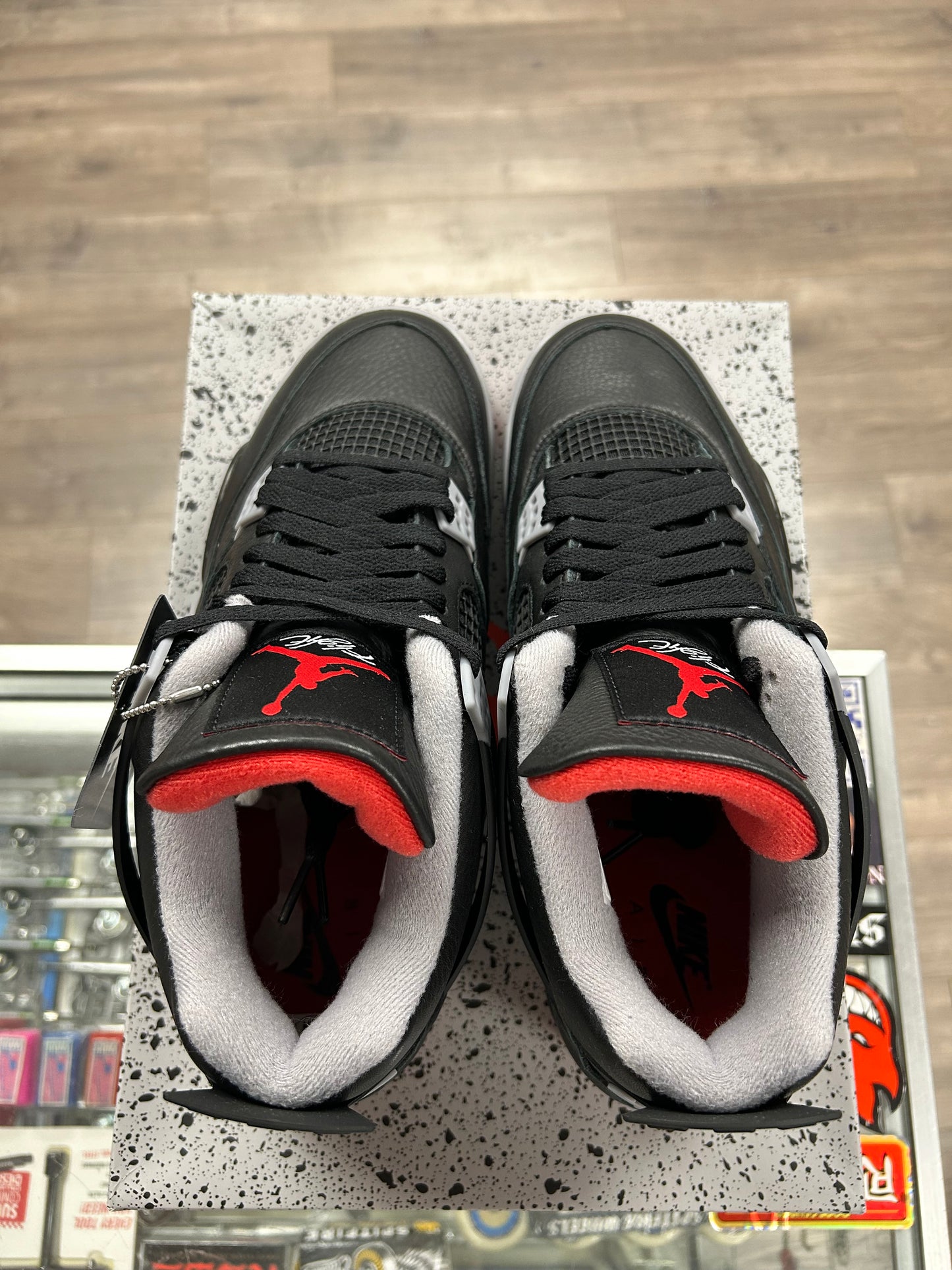 2024 Nike Air Jordan 4 Retro Bred Reimagined Size 10 FV5029 006 DS Brand New