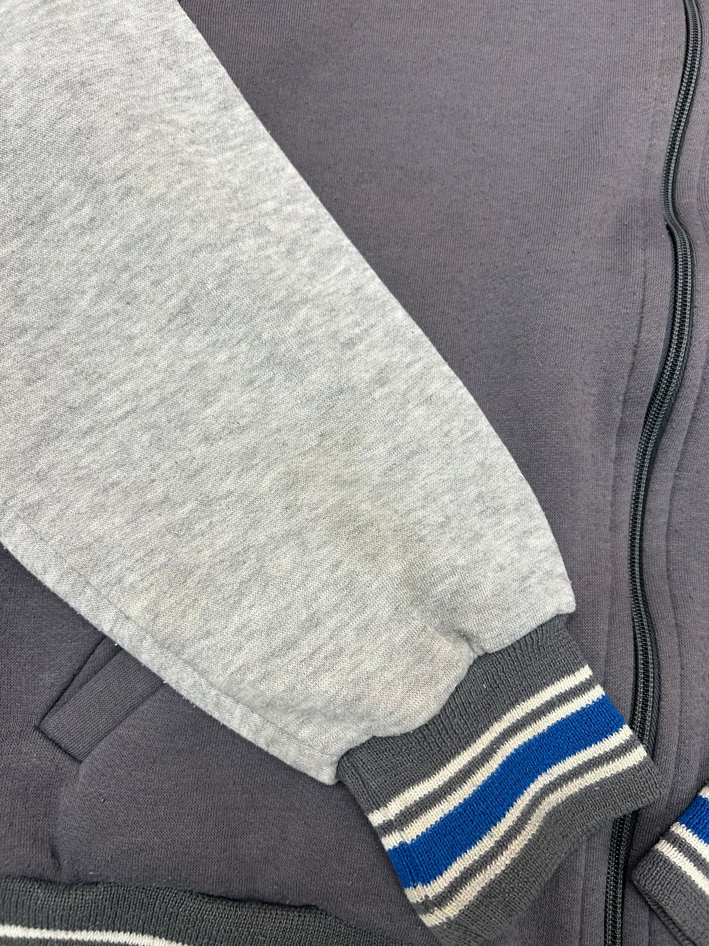 Vintage 80s Nike Zip Jacket Sweatshirt Small Fit 22x23 Inches