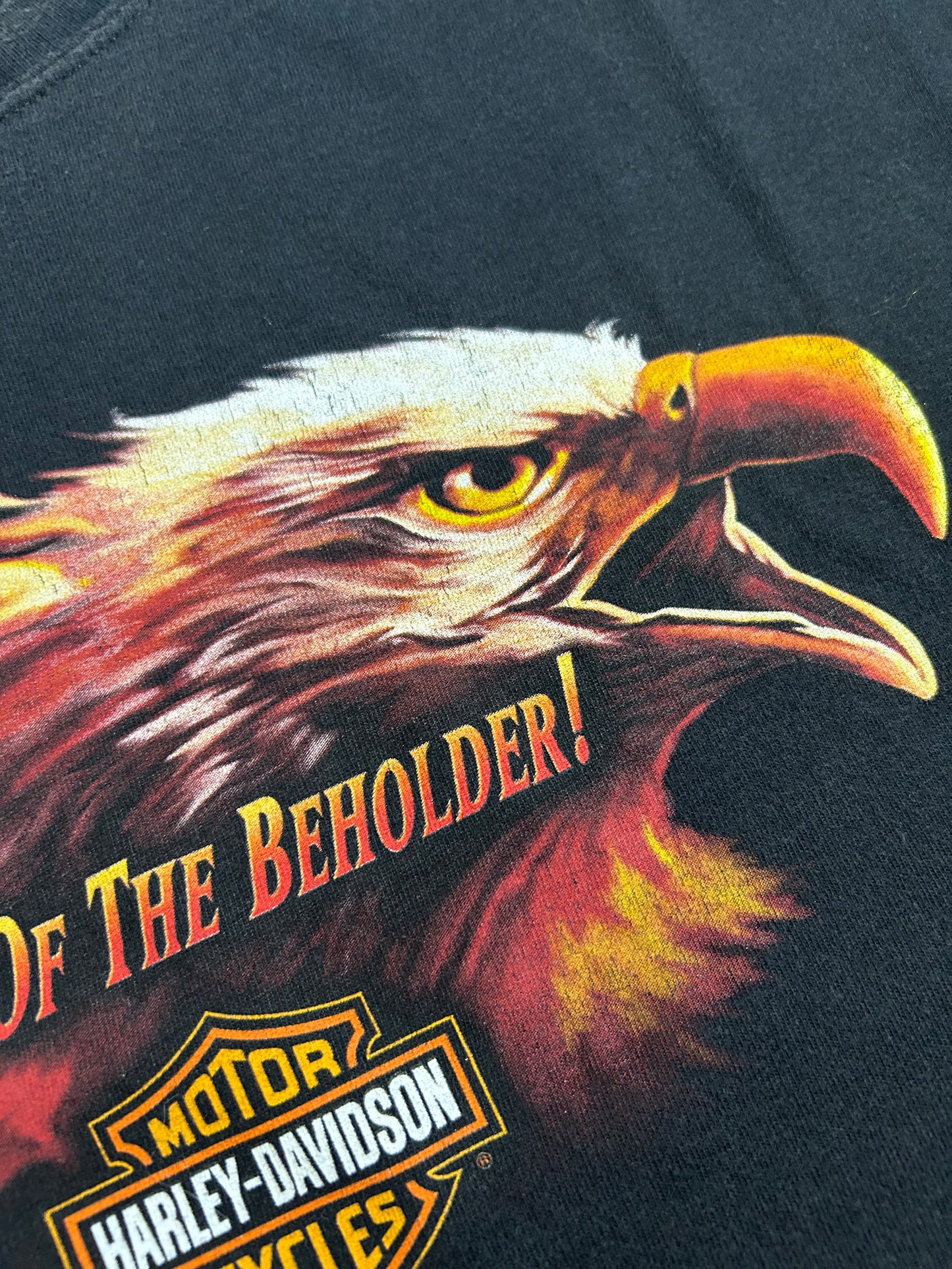 Vintage 2000s Harley Davidson Myrtle Beach South Carolina Eagle Tee XL 23.75x29.5 Inches