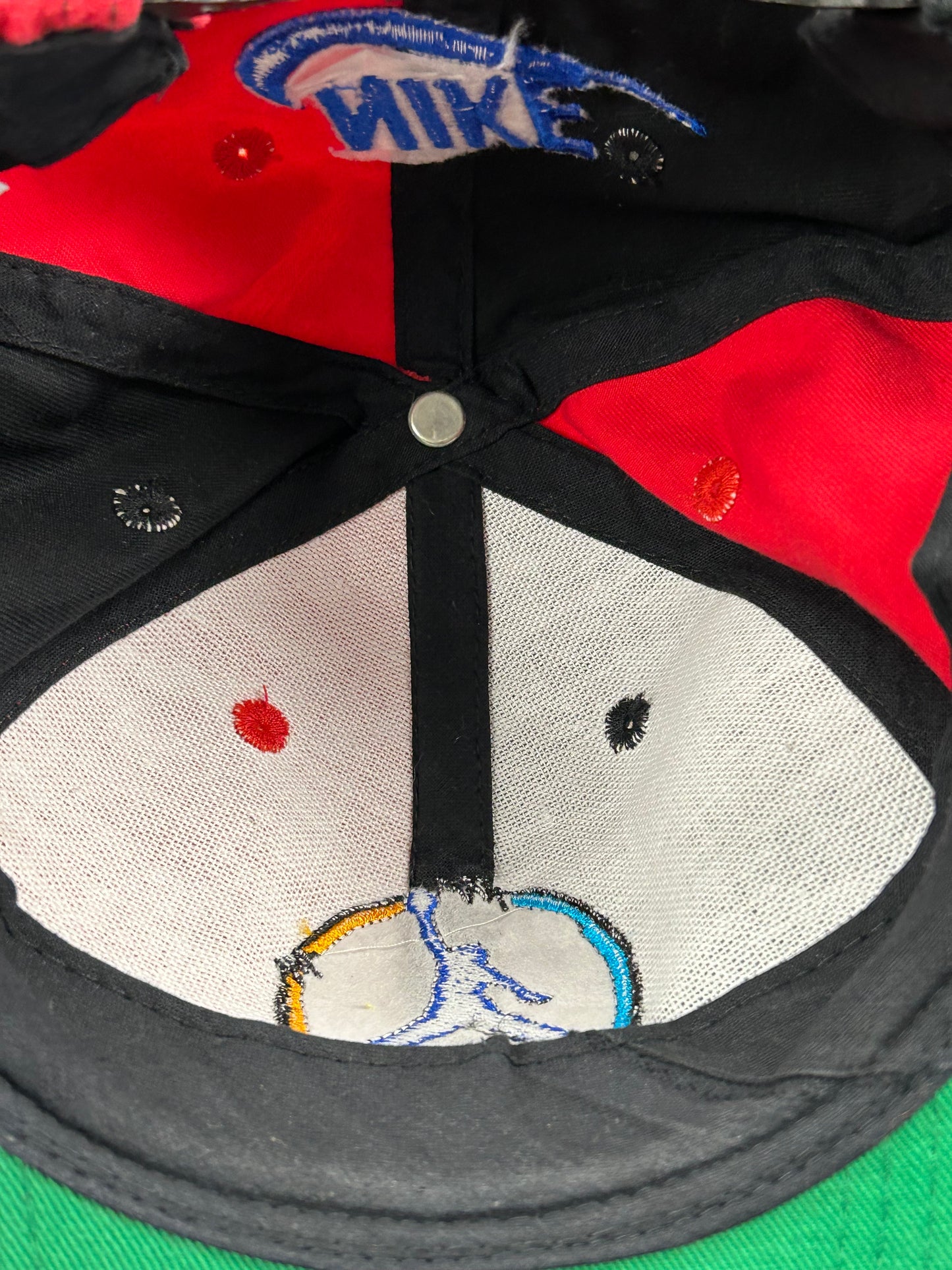 Vintage Nike Air Jordan 8 VIII Aqua SnapBack Hat Jump Man Michael Jordan 1993 OG
