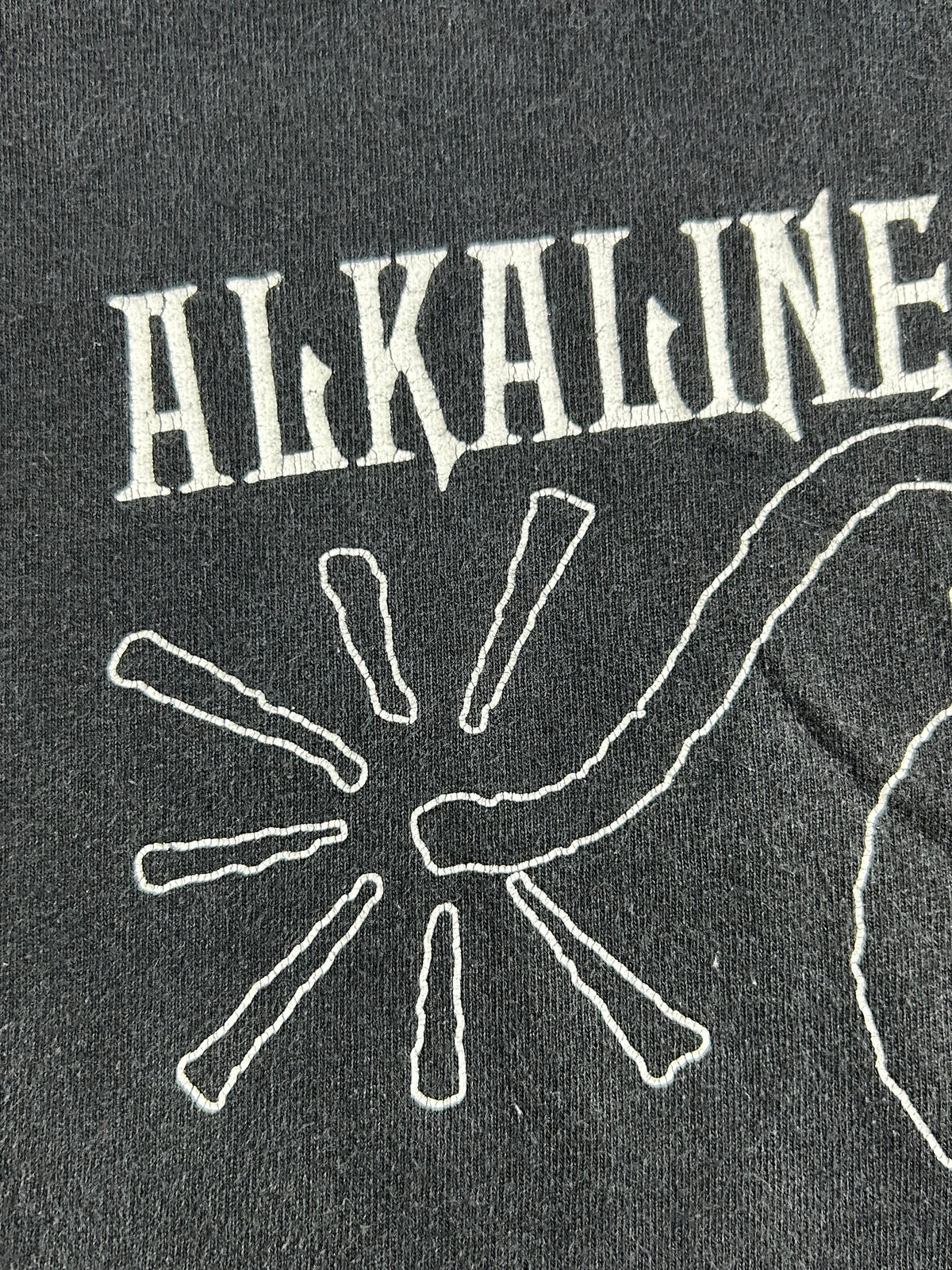 Vintage 2004 Alkaline Trio Band Tee XL/L Boxy Style 23.75x27.25 Inches Great Wear & Fading
