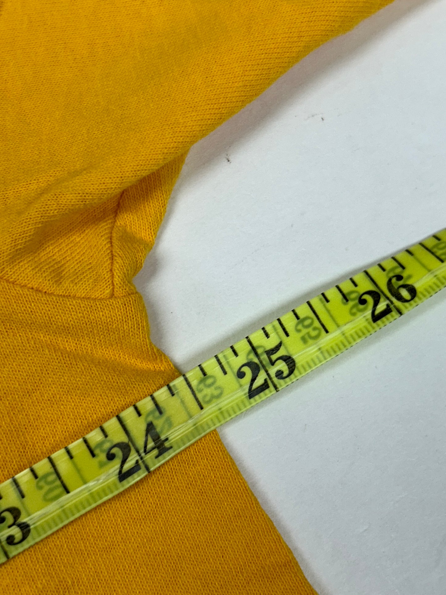 Vintage Paul Frank Skateboarding Sequence Skate Tee Yellow L/XL 24.5x28.25 Inches As Is Worn