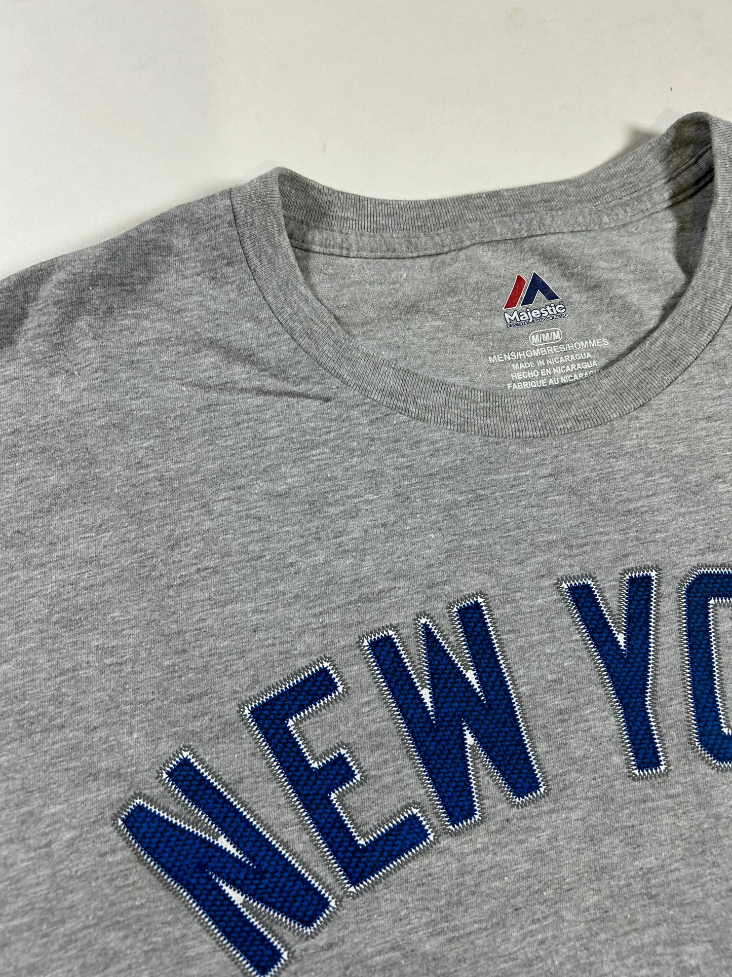Majestic New York Yankees Aaron Judge #99 MLB Player Tee Medium 19.75x28.5 Inches Gray