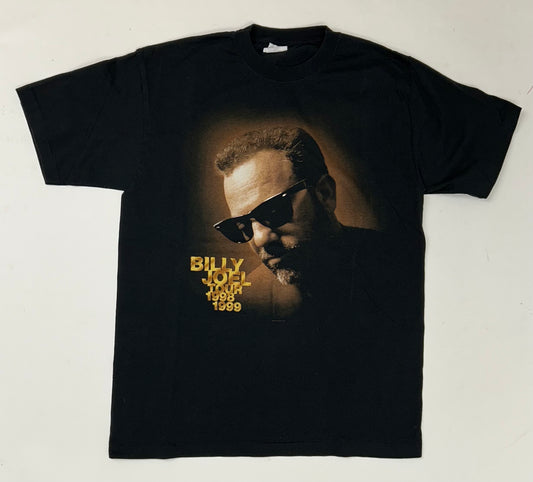Vintage 1998-99 Billy Joel Tour Music Band Graphic Tee Large 21.5x30.25 Inches