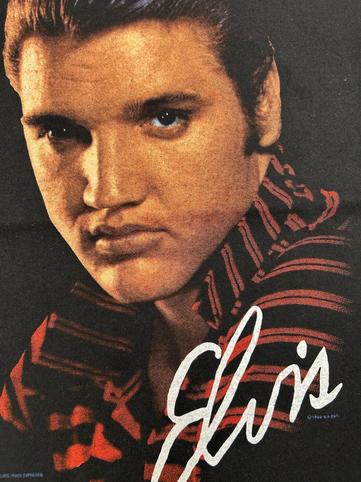 Vintage 1990 Winterland Elvis Presley Face Music Tee Medium/Large Fit 20.5x27 Inches