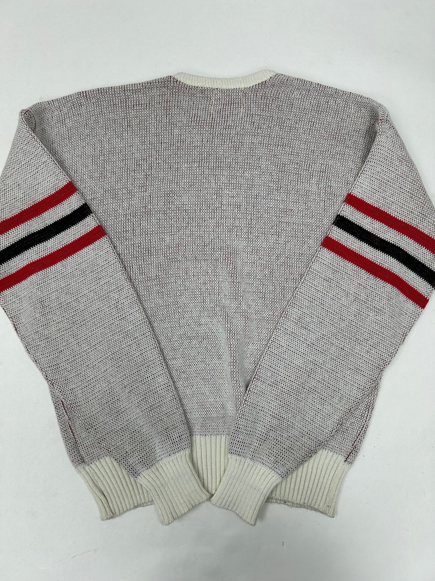 Vintage Cliff Engle Mickey Mouse Baseball Disney Sweater USA Large/Medium 23.25x26.75 Inches