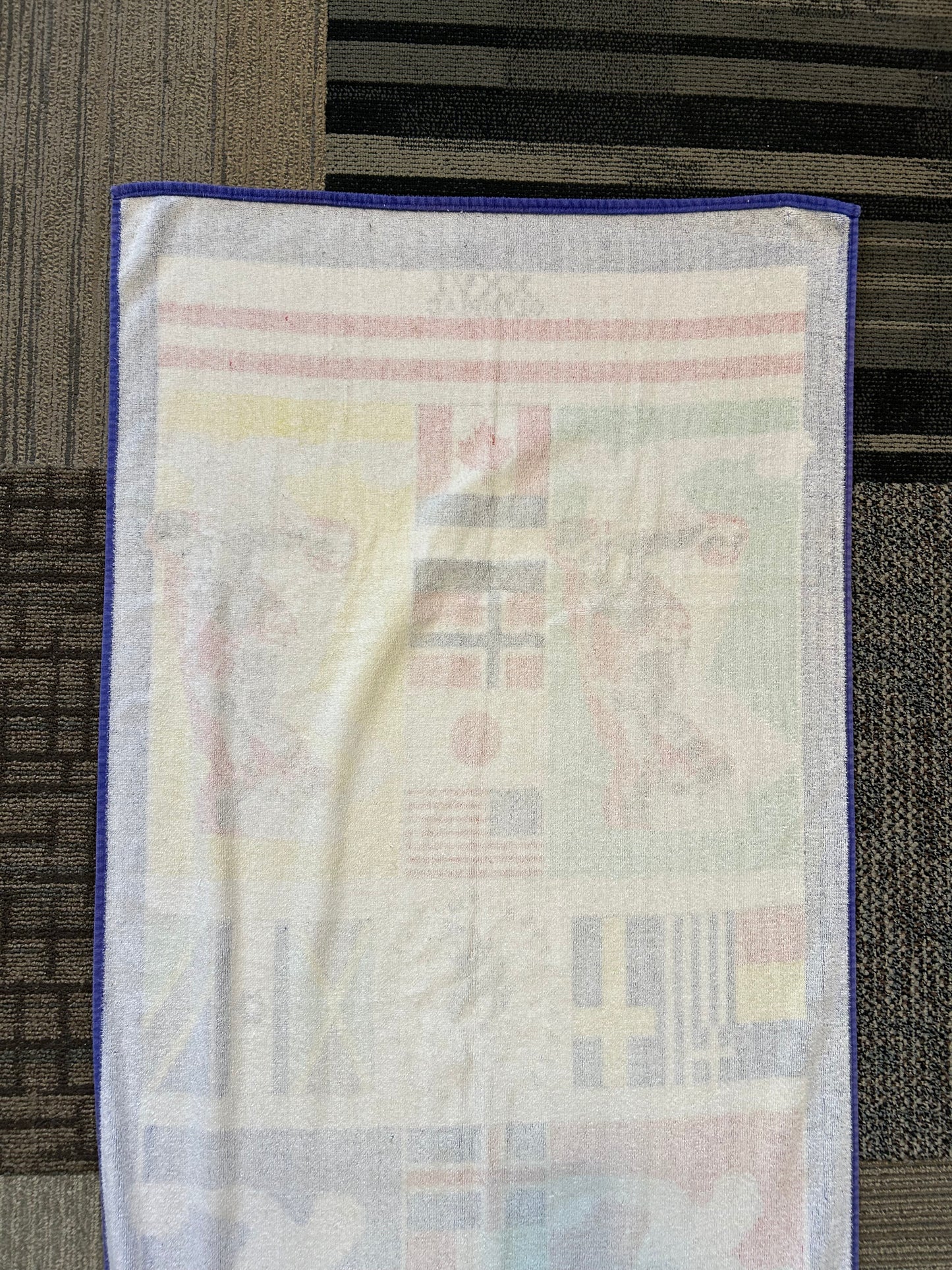 Vintage Collectible Beach Towel Atlanta Olympics 1996 XXVI Olympiad About 26.5" x 57" Inches