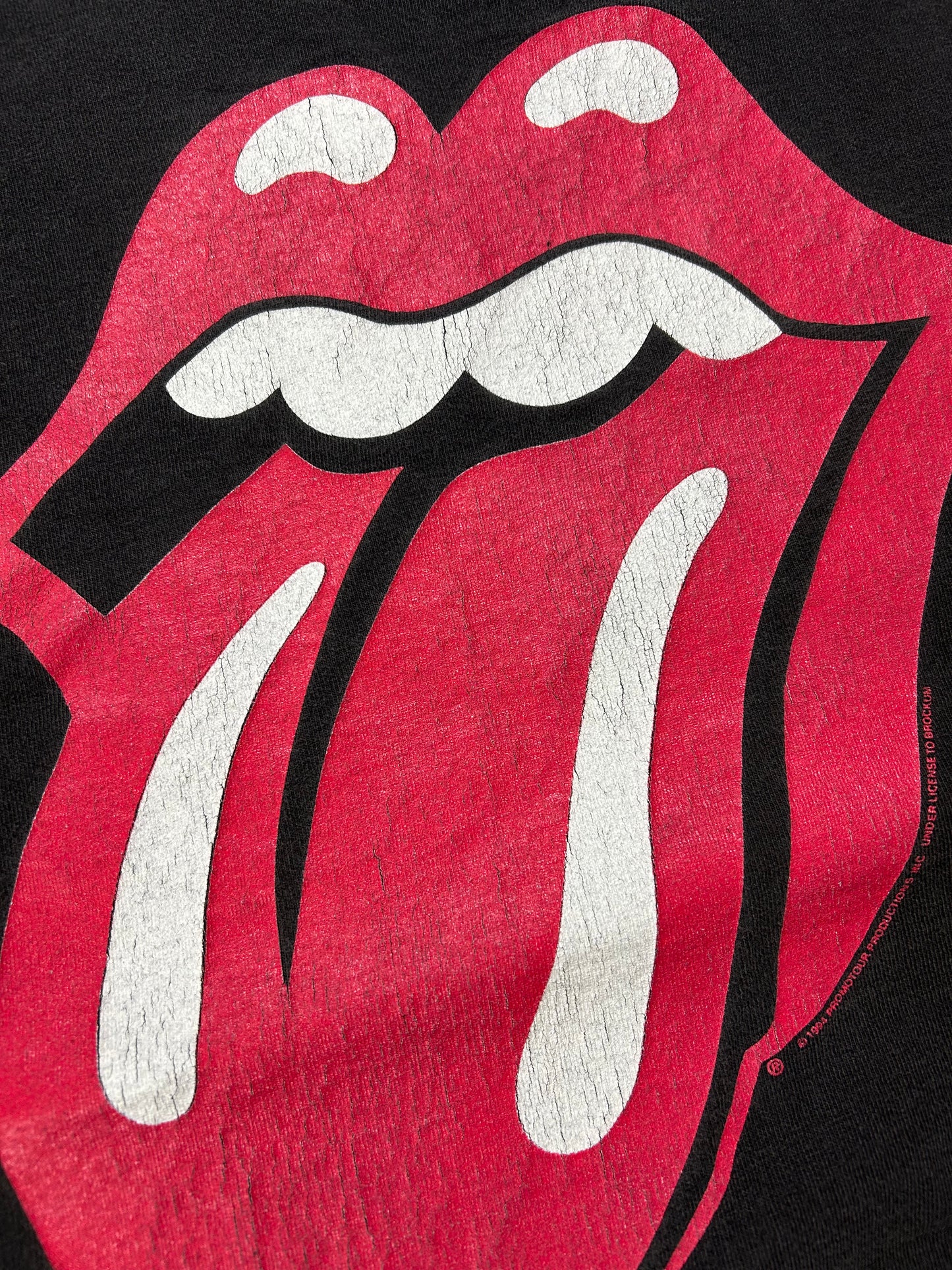 Vintage 1994 Rolling Stones 94/95 Voodoo Lounge World Tour T-shirt XL 23x28.25 Inches