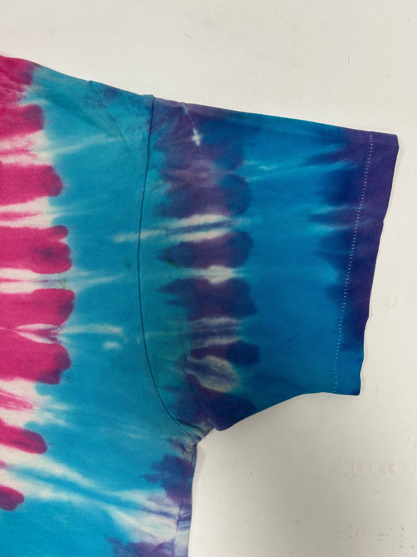 Vintage 90s Ben and Jerrys Wavy Gravy Ice Cream Tie Dye Tee Stained As Is XL 24.5s29.5 Inches