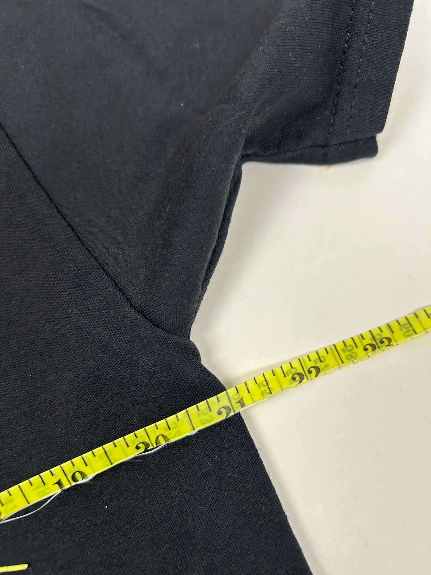 Edgewood NJ first edition “Deeper Than The Roots.” Tee Large 21x28.5 Inches 00s Jerzees 50/50 Blend Made In El Salvador Black