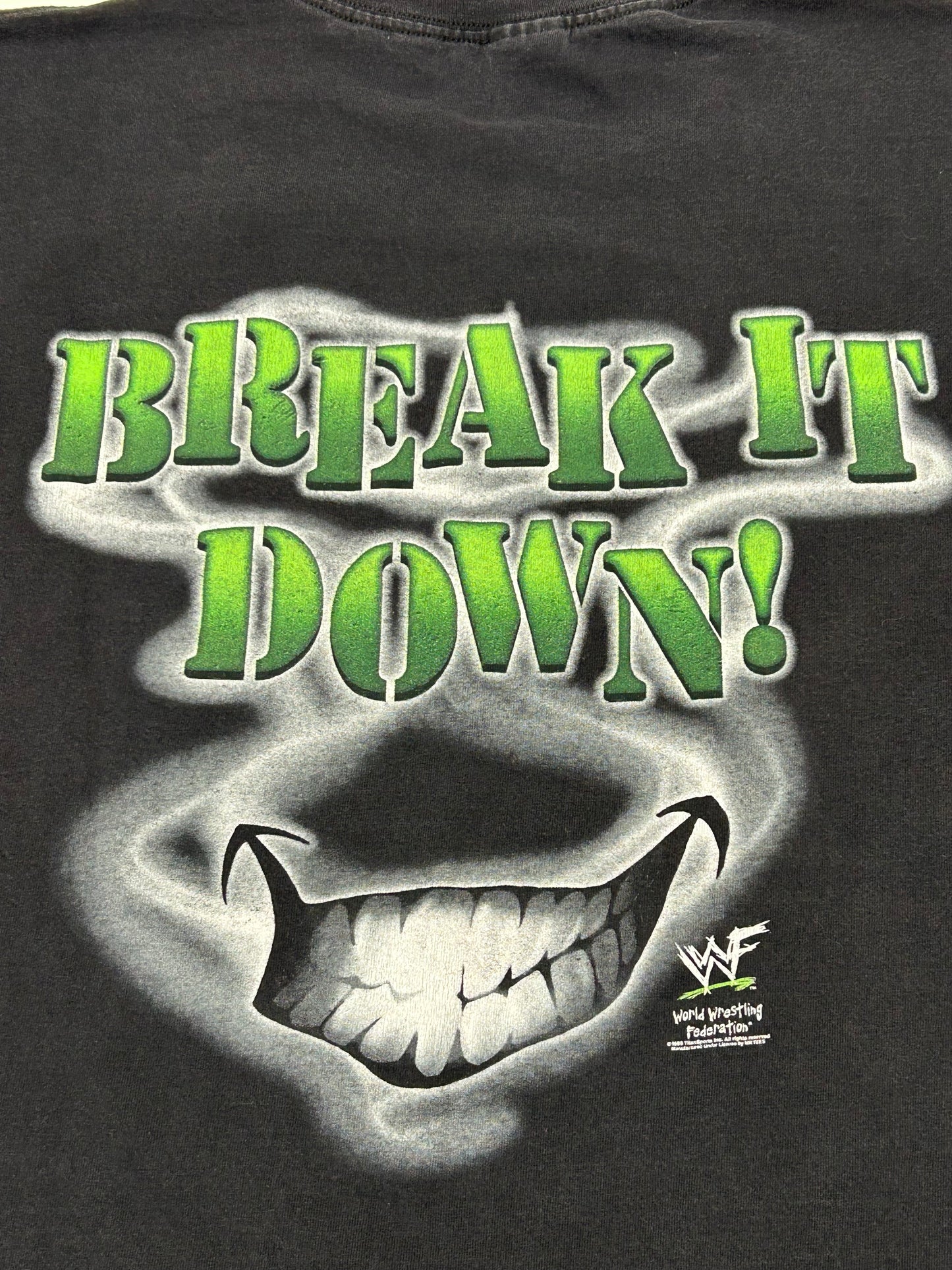 Vintage 1998 WWF D-Generation X DX Face Break It Down Wrestling Tee 2XL