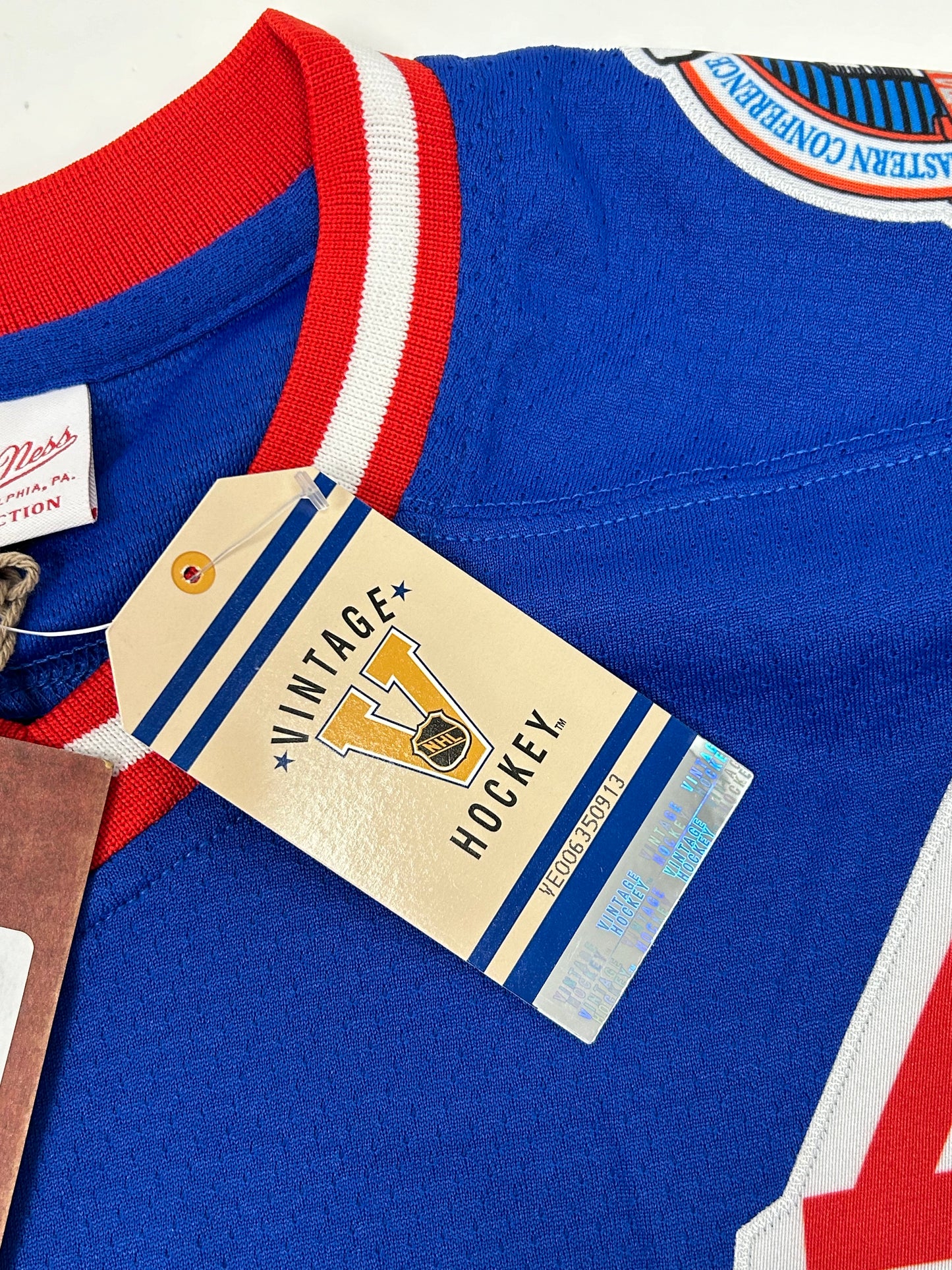 Mitchell & Ness Adam Graves New York Rangers 1993-94 Stanley Cup Jersey New S/M About 18.25x26 Inches