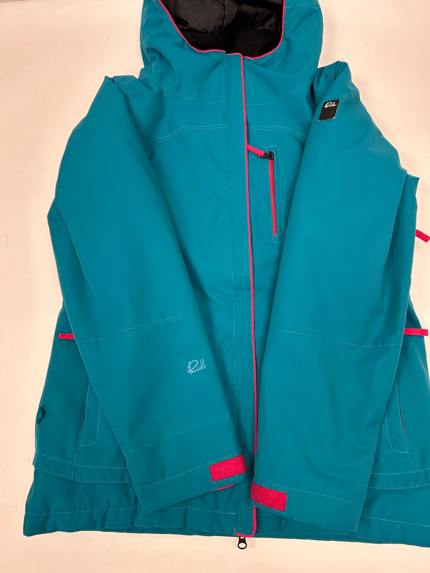 Vintage RIDE Snowboard 10k Strata HD 10 Jacket Large 23.5x30.5 Inches Ski Snowboarding