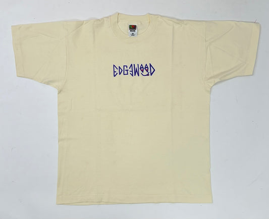 Edgewood NJ first edition “Deeper Than The Roots.” Tee XL 23.75x31 Inches 90s/00s FOTL Best Mexico Made 50/50 Blend Tan