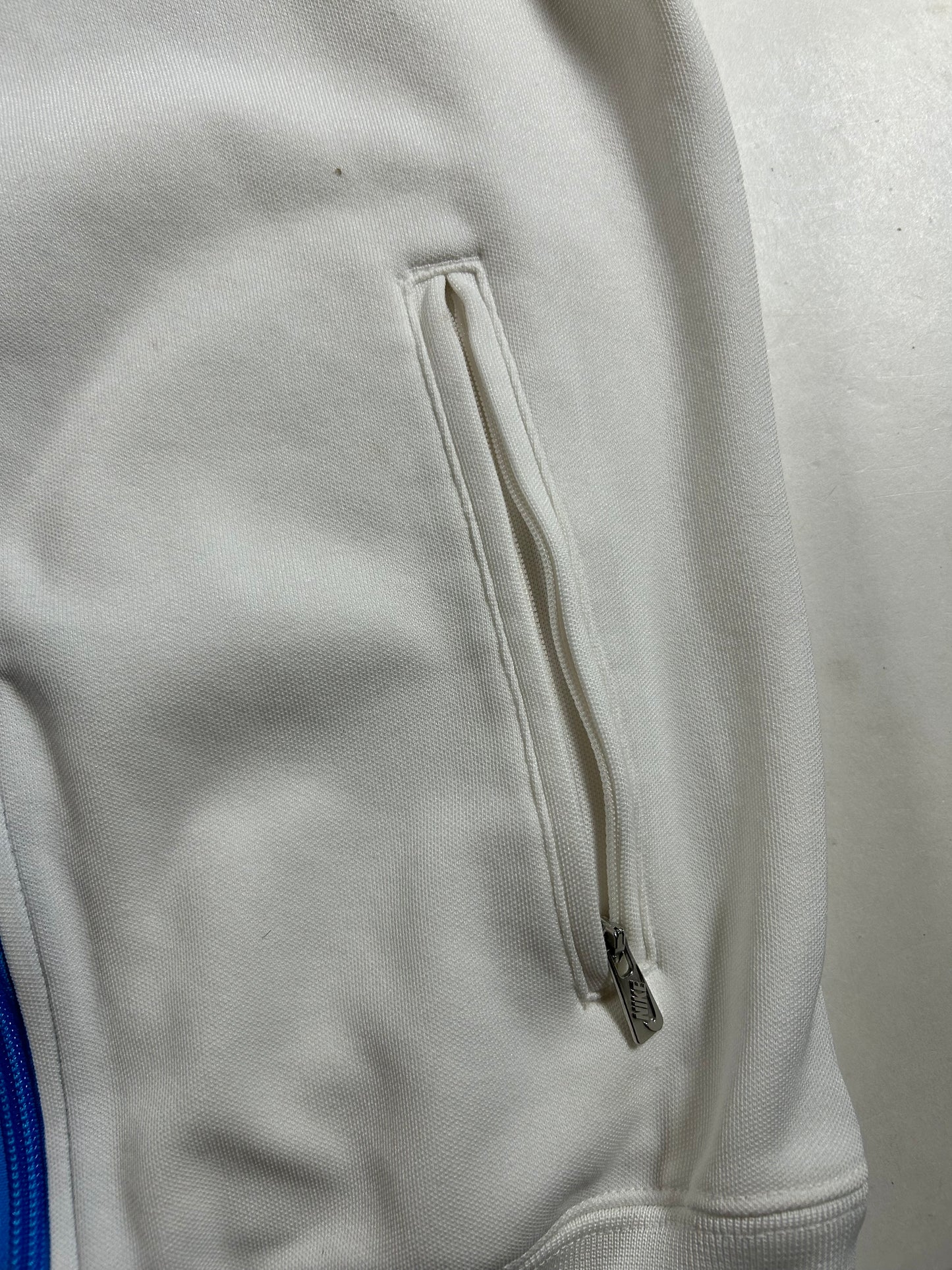 Nike NYC Tennis Flushing Meadows 2011 Full Zip Track Jacket White Small 17x24 Inches
