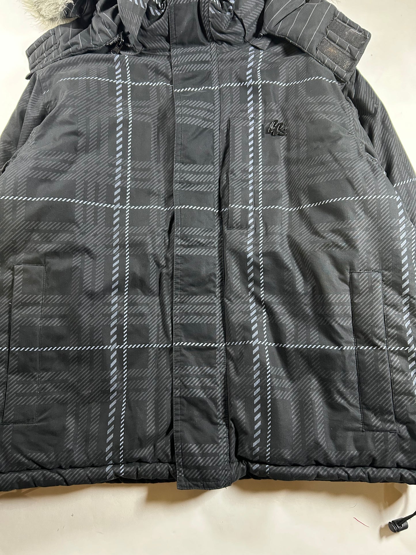 Vintage CCS Skate Catalog Winter Puffer Reversible Jacket Snowboard Skateboard Medium 26x28 Inches