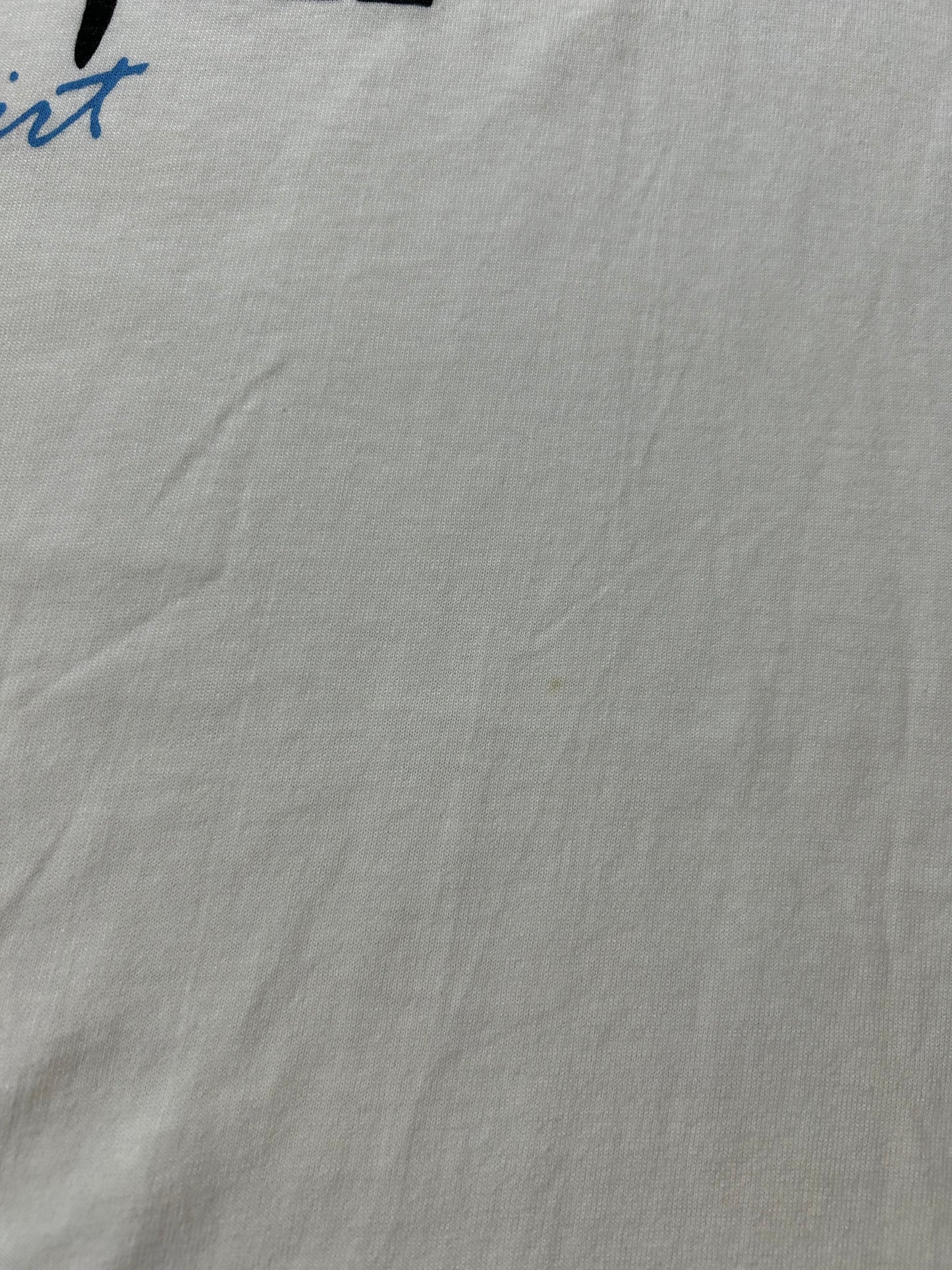 Vintage 90s Z100 Read My Finger New York Music Radio Promo T-Shirt XL 22.75x30.75 Inches Screen Stars Best Tag White