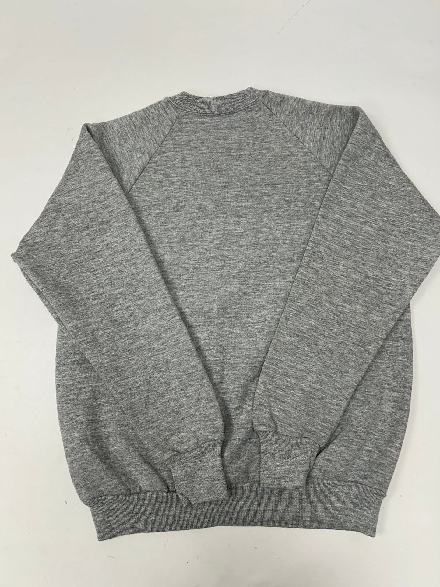 Vintage Disney Mickey Mouse Raglan Crewneck Sweatshirt 21.5x26.25 M/S Fit Gray