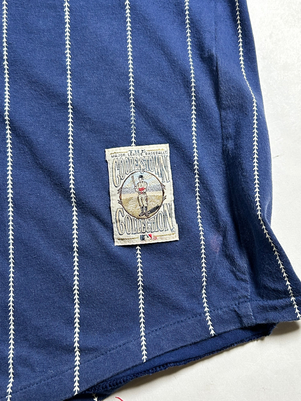 Vintage 90s New York Yankees MLB Mirage The Cooperstown Collection Blank Jersey XL/2XL Fit 25.75x32.75 Inches As Is