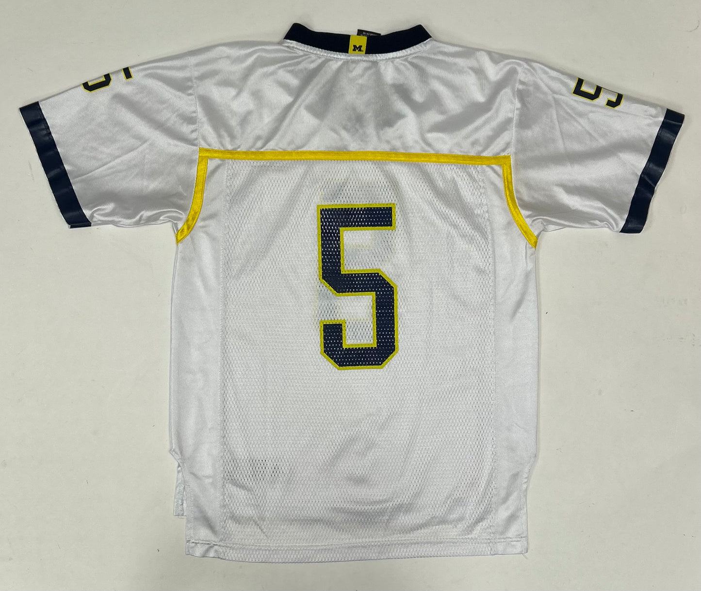 Vintage 00s Adidas Michigan Wolverines NCAA College Football  Jersey Youth Large 19x25.75/27.75 Inches