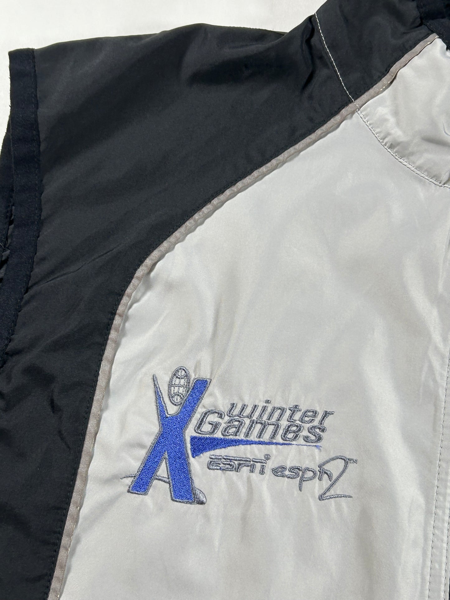 Vintage 90s Nike Winter X Games Volunteer Vest Jacket Full Zip 3M XL/L Fit 24.75x29.5 Inches
