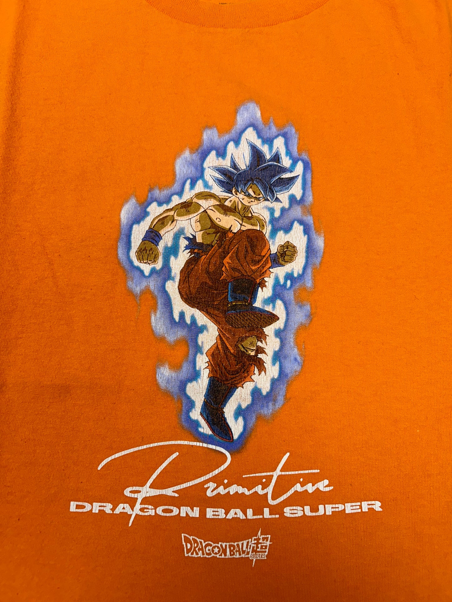 Primitive X Dragon Ball Z Dragon Ball Super Tee Orange Large 22x27.75 Inches