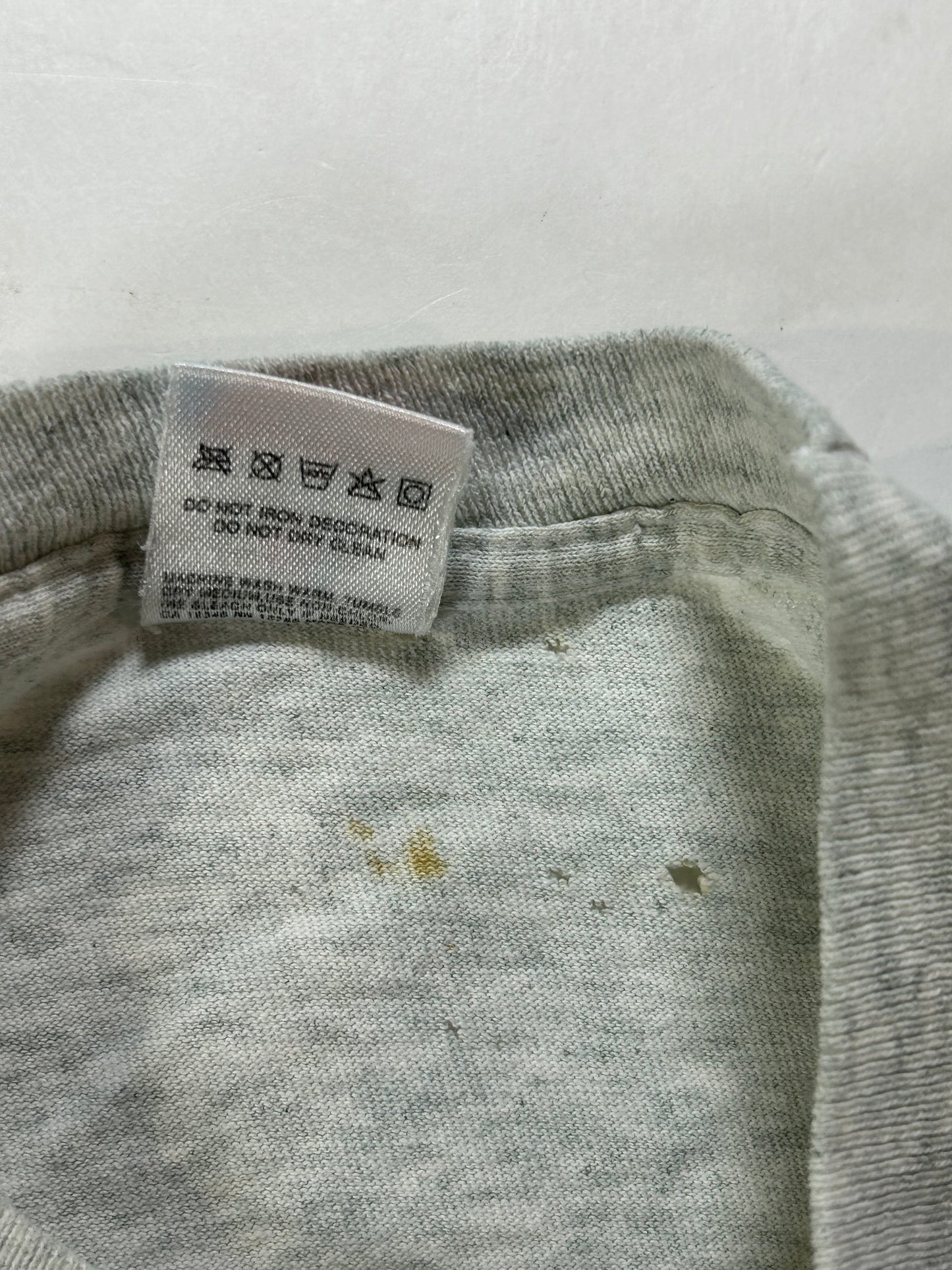 Vintage 1993 The Evian Indoor Pro Beach Volleyball A Winter Beach Fest Madison Square Garden Promo Tee Large 21.5x27.25 Inches As Is Worn In