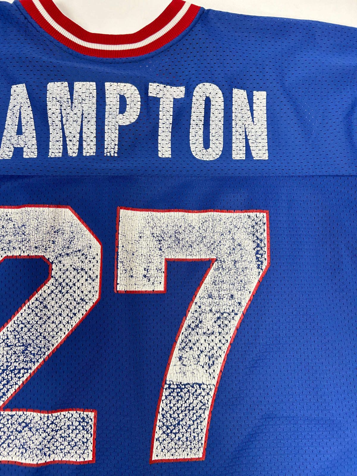 Vintage Champion New York Giants Rodney Hampton #27 NFL Jersey 48