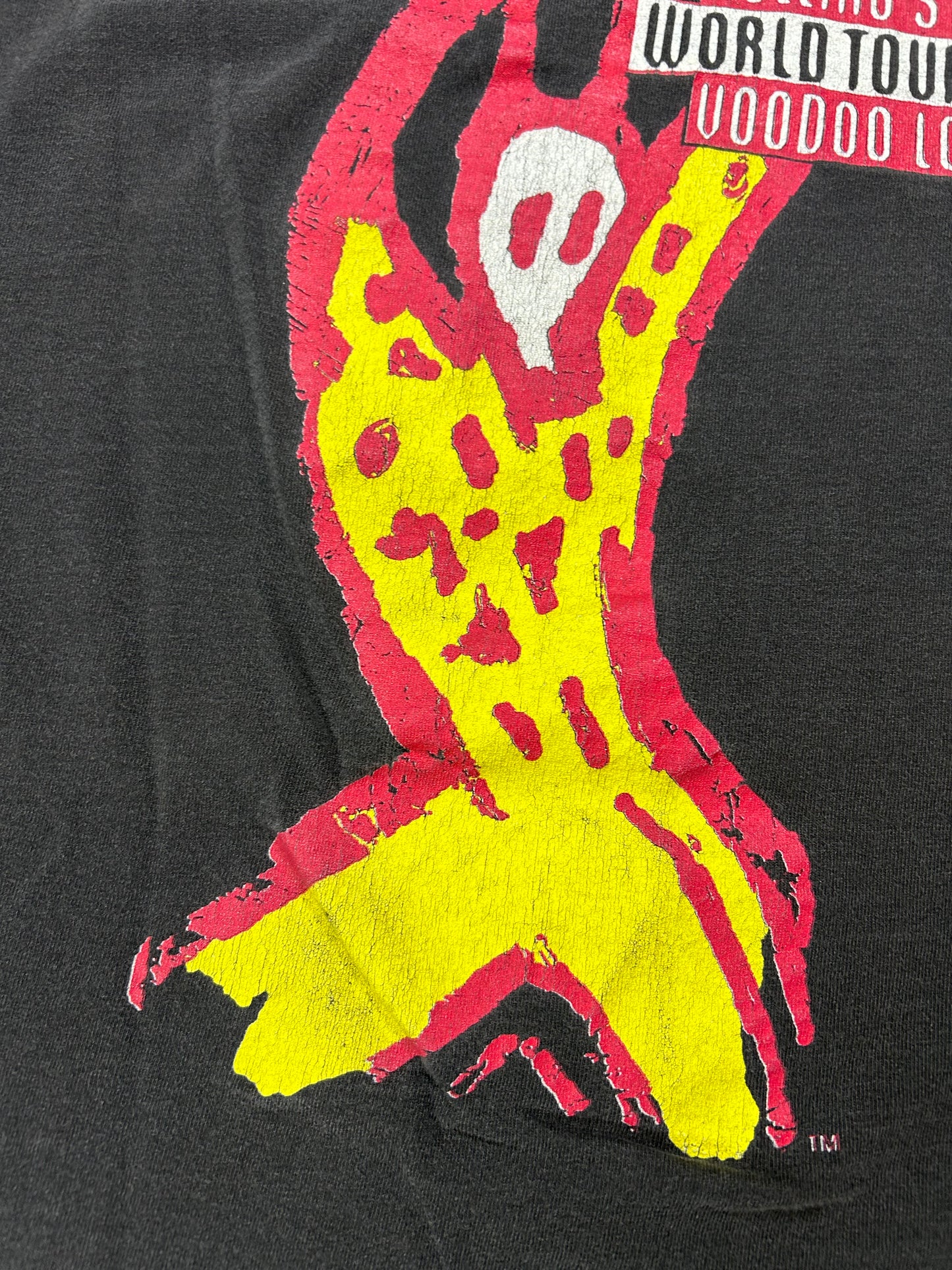 Vintage 1994 Rolling Stones 94/95 Voodoo Lounge World Tour T-shirt XL 23x28.25 Inches