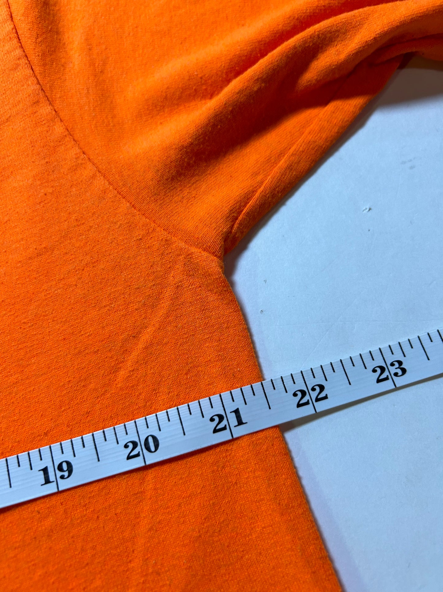 2018 Bruno Mars 24K Magic World Tour Long Sleeve Tee Large 21.5x29 Inches Orange