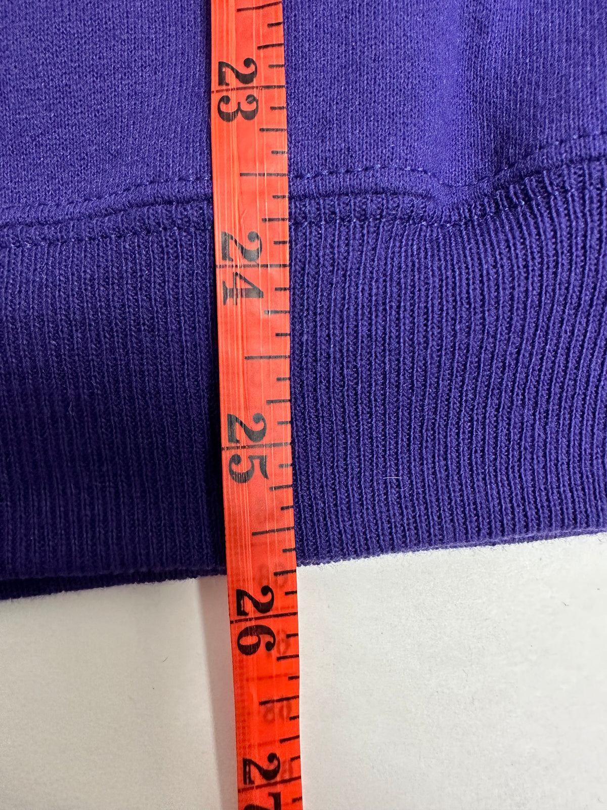 Edgewood NJ “Deeper Than The Roots.” First Edition Crewneck Sweatshirt Tagged Youth XL 21.25x25.75 Inches 90s Russell Athletic 50/50 Blend Made In USA DS Purple