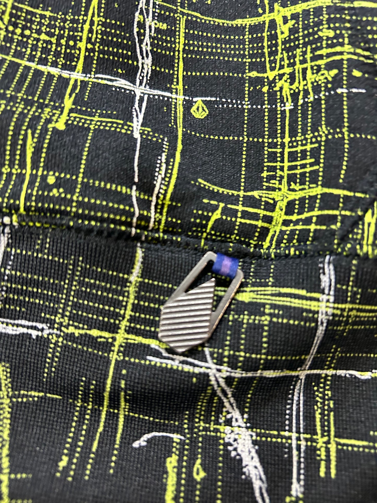 Vintage 00s Volcom Stone Fleeced Lined Zip Up Hooded Sweatshirt Large/Medium Fit 23x29.25 Inches