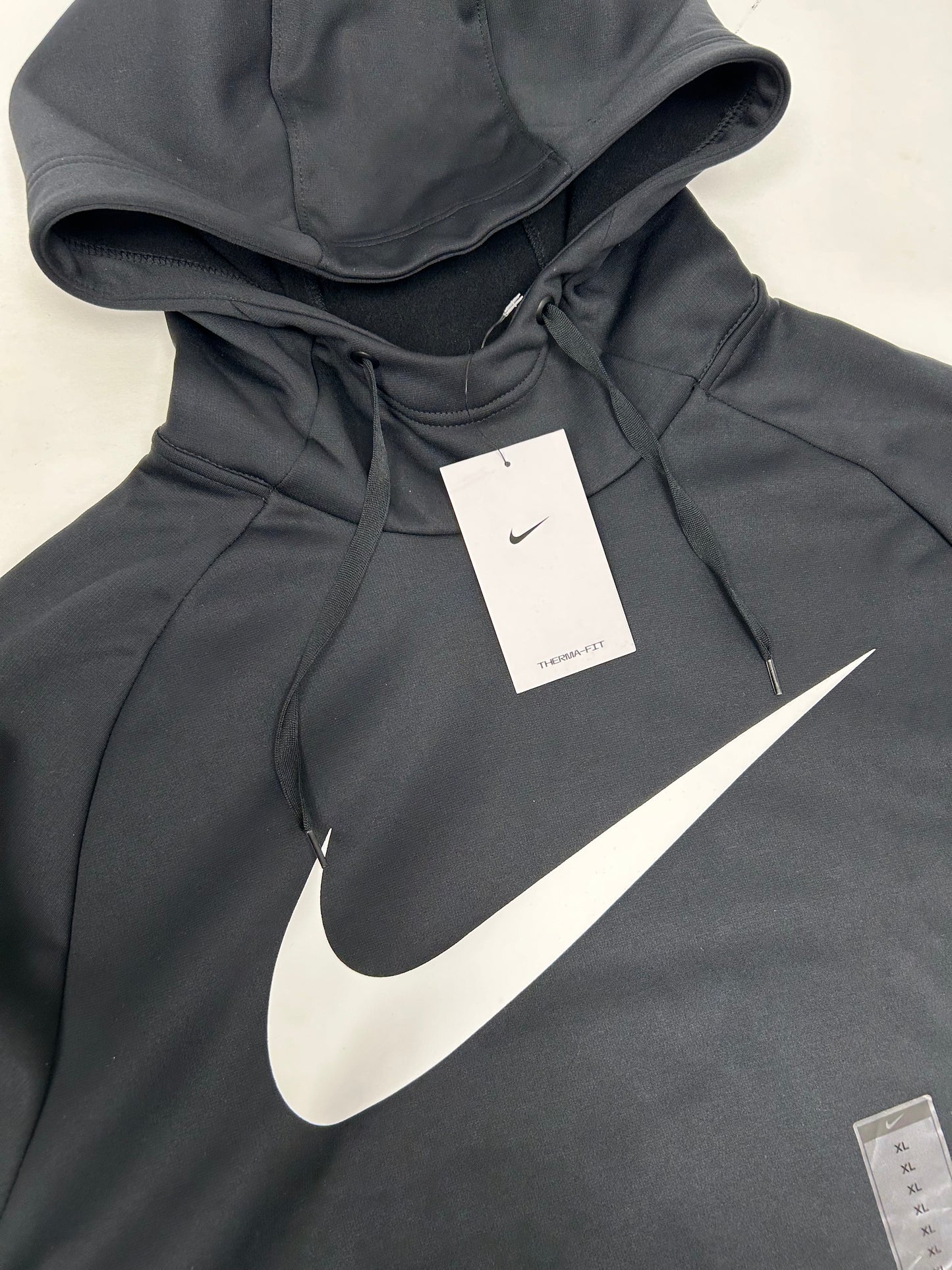 Nike Therma-FIT Hooded Pullover Black CU6238-010 XL 26.25x32 Inches Brand New 2024