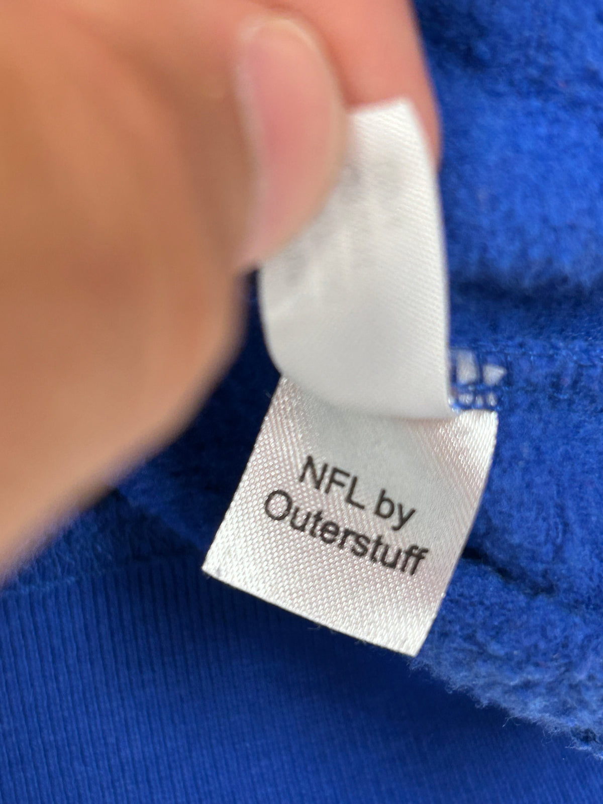 New York Giants NFL Football Zip Up Sweatshirt Kids 12/18 M 13.5x15 Inches