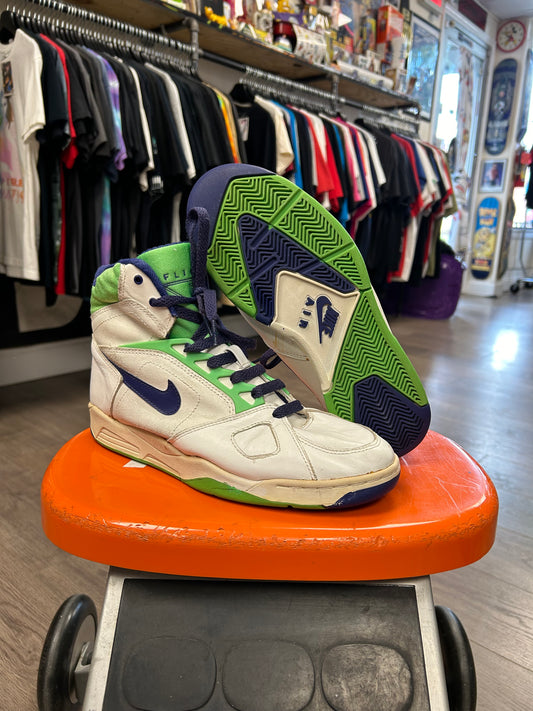 Vintage Nike Air Sabre Flight High 8.5 Basketball Sneaker 1991 As Is 910204 PF