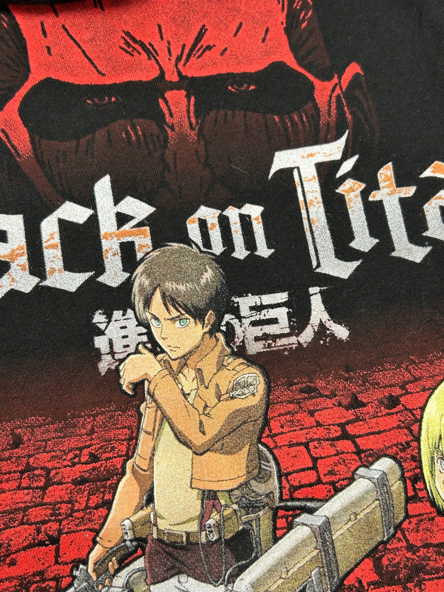 Attack On Titan Funimation Ripple Junction T-Shirt Anime Show Graphic Tee Large 21.5x28.25 Inches