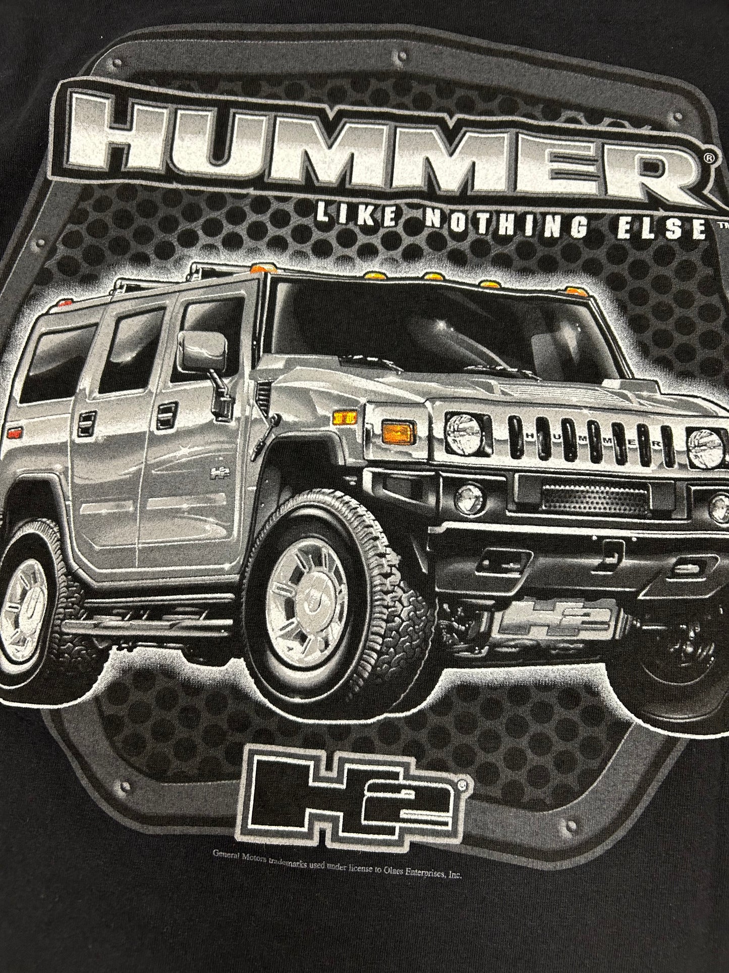 Vintage Hummer H2 Like Nothing Else Off Road GM Truck Y2K Size XL 23.25x30.25 Inches