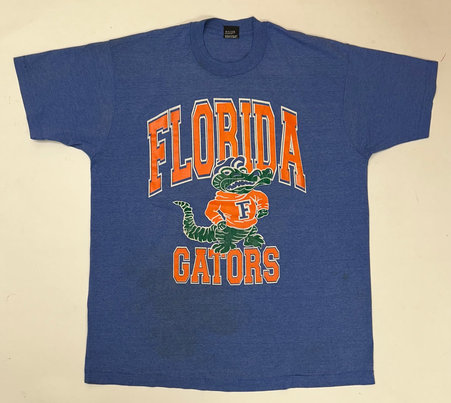 Vintage 90s Florida Gators College Tee XL Fit 23.75x31.25 Has Wear & Staining As Is