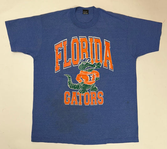 Vintage 90s Florida Gators College Tee XL Fit 23.75x31.25 Has Wear & Staining As Is