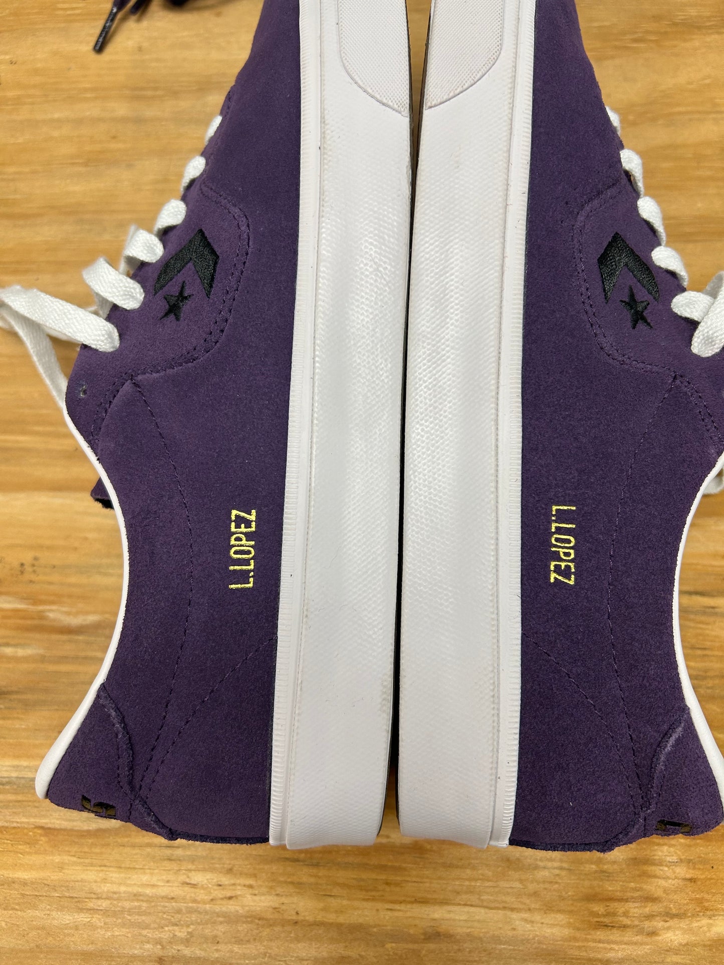Converse Louie Lopez Pro Purple Mens Size 9.5 New With Mismatch Box Skateboard