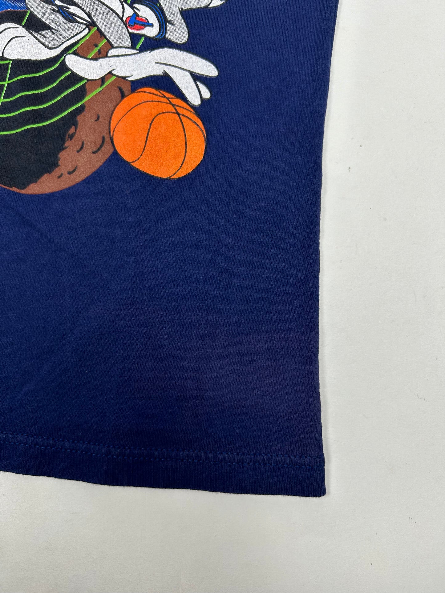 Vintage Space Jam Movie Promo Looney Tunes Warner Bros 1996 Tee Large 21.75x28.5 Inches