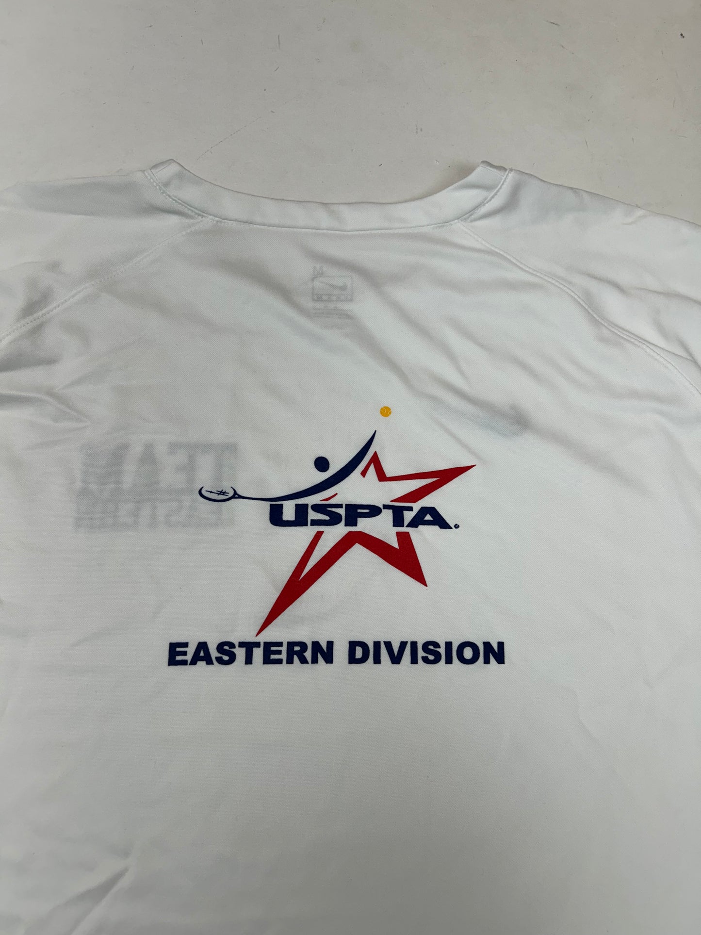 Vintage 2000s Nike Team USA Nationals Team Eastern USPTA Tennis Shirt Medium 21x29.5 Inches
