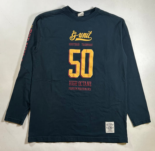 G Unit 50 Cent Hip Hop High Octane Premium Performance Long Sleeve Shirt Large 22.25x30.5 Inches